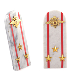 Сувенир Погон МВД из натурального камня мрамор Souvenir Epaulets варинант исполнения - 7 | Loft Concept в Ульяновске