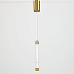 Подвесной светильник в форме цилиндра Trumpet Tube Brass варинант исполнения - 3 | Loft Concept в Ульяновске