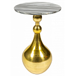 Кофейный столик с мраморной столешницей Sleeve Arabia варинант исполнения - 1 | Loft Concept в Ульяновске