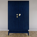 Платяной шкаф Elsa Dreams Blue с 2-мя фасадами варинант исполнения - 5 | Loft Concept в Ульяновске