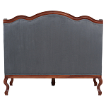 Диван двухместный из натурального бука цвета антрацит Solid Luxury варинант исполнения - 2 | Loft Concept в Ульяновске