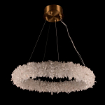 Люстра круглая с натуральным горным хрусталем Crystal Shimmer варинант исполнения - 3 | Loft Concept в Ульяновске