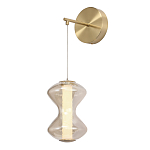 Бра светодиодное с стеклянным волнообразным плафоном Amphora of Light варинант исполнения - 3 | Loft Concept в Ульяновске