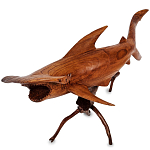 Статуэтка акула-молот деревянная Hammer варинант исполнения - 1 | Loft Concept в Ульяновске