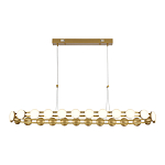 Люстра овальная с круглыми светодиодными источниками света Maxine Light варинант исполнения - 4 | Loft Concept в Ульяновске