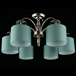 Люстра потолочная Nikoletta с бирюзовым плафоном варинант исполнения - 2 | Loft Concept в Ульяновске