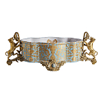 Чаша с орнаментом на бронзовых ножках в виде львов Eden Garden варинант исполнения - 3 | Loft Concept в Ульяновске