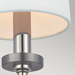 Бра для ванных комнат с белым тканевым цилиндрическим плафоном Feiss варинант исполнения - 2 | Loft Concept в Ульяновске