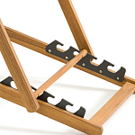 Шезлонг из акации и ткани Argentina варинант исполнения - 9 | Loft Concept в Ульяновске