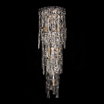 Бра с каскадом из прозрачного хрусталя и корпусом из металла цвета хром Constant Sparks варинант исполнения - 8 | Loft Concept в Ульяновске