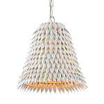 Подвесной светильник белый металлический в форме колокола White Natural Lines варинант исполнения - 2 | Loft Concept в Ульяновске