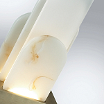 Настольная лампа с белыми вертикальными элементами Alabaster Totem   варинант исполнения - 7 | Loft Concept в Ульяновске