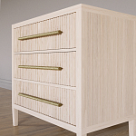 Комод Primo с 3 выдвижными ящиками Светлый дуб варинант исполнения - 2 | Loft Concept в Ульяновске
