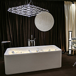 Люстра подвесная с тонкой металлической конструкцией цвета хром Quasar варинант исполнения - 8 | Loft Concept в Ульяновске