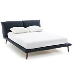 Двуспальная кровать с мягким изголовьем Daniel Bed варинант исполнения - 1 | Loft Concept в Ульяновске