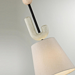 Подвесной светильник с бежевым тканевым плафоном Flourish варинант исполнения - 4 | Loft Concept в Ульяновске