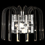 Бра цвета никель с изогнутыми хрустальными элементами Radiant Ribbons варинант исполнения - 1 | Loft Concept в Ульяновске