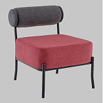 Кресло Ponpoun тёмно-серый бордо варинант исполнения - 1 | Loft Concept в Ульяновске