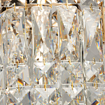 Потолочный светильник круглый с прозрачными подвесками Lunet варинант исполнения - 5 | Loft Concept в Ульяновске