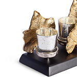 Подсвечник Cozy Light с декором кленовыми листьями варинант исполнения - 2 | Loft Concept в Ульяновске