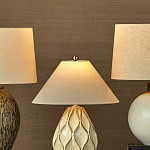 Настольная лампа с волнистым узором и абажуром в форме конуса Macrame варинант исполнения - 4 | Loft Concept в Ульяновске