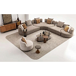 Угловой модульный диван Calypso с поворотным механизмом  варинант исполнения - 12 | Loft Concept в Ульяновске