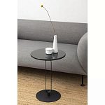 Кофейный столик черный круглый Graceful Base варинант исполнения - 1 | Loft Concept в Ульяновске