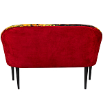 Диван двухместный из натурального бука красный с цветным принтом Impressionism in Art варинант исполнения - 2 | Loft Concept в Ульяновске