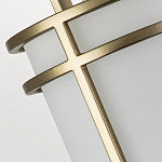 Бра с геометрическим каркасом и матовым белым цилиндрическим плафоном Feiss варинант исполнения - 2 | Loft Concept в Ульяновске