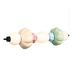 Подвесной светильник линейный с керамическими элементами 24W LED Fragrant Light варинант исполнения - 4 | Loft Concept в Ульяновске