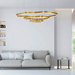 Люстра подвесная с 3-мя ассиметричными светодиодными лампами Golden Current варинант исполнения - 2 | Loft Concept в Ульяновске