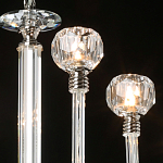 Люстра с 8-ю лампами и гранеными стеклянными плафонами Prism Gala варинант исполнения - 6 | Loft Concept в Ульяновске