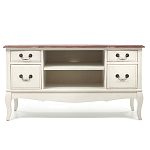 ТВ-тумба из массива берёзы с ящиками и открытыми полками Interiors Romance варинант исполнения - 1 | Loft Concept в Ульяновске