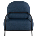 Кресло в синей рогожке COLOR BLOCK варинант исполнения - 4 | Loft Concept в Ульяновске