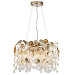 Люстра с декоративными подвесками из прозрачного стекла в форме монеток FAIRYTREE Light варинант исполнения - 3 | Loft Concept в Ульяновске