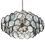 Люстра с каскадом из круглых стеклянных дисков Small Round Sequins варинант исполнения - 2 | Loft Concept в Ульяновске