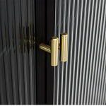 Сервант четырехдверный с рифленым стеклом The Keeper варинант исполнения - 3 | Loft Concept в Ульяновске