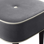 Квадратный мягкий пуф на черных ножках Winton Pouf Square варинант исполнения - 22 | Loft Concept в Ульяновске