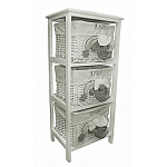 Стеллаж для детской с животными с плетенными корзинами Cute Elephant варинант исполнения - 2 | Loft Concept в Ульяновске