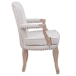 Кресло Aubrey Classical Armchair beige flax варинант исполнения - 2 | Loft Concept в Ульяновске