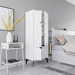 Комод белый с 4-мя дверцами на металлических ножках SPARK MULTIPURPOSE CABINET WHITE варинант исполнения - 6 | Loft Concept в Ульяновске