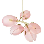Дизайнерский Светильник Lilly Pink Tulip Lamp розовый плафон  варинант исполнения - 1 | Loft Concept в Ульяновске