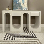 Белая консоль с ящиками Endor White варинант исполнения - 1 | Loft Concept в Ульяновске