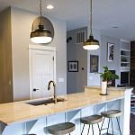 Подвесной светильник с круглым белым плафоном в индустриальном стиле Feiss варинант исполнения - 6 | Loft Concept в Ульяновске