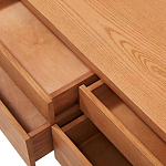 Длинная деревянная консоль с ящиками Espen Wooden Console варинант исполнения - 2 | Loft Concept в Ульяновске