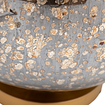 Настольная лампа c бежевым абажуром на круглом стеклянном основании Soft Pastel Light варинант исполнения - 1 | Loft Concept в Ульяновске