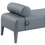 Кушетка Cuba из натуральной кожи с валиком  варинант исполнения - 3 | Loft Concept в Ульяновске