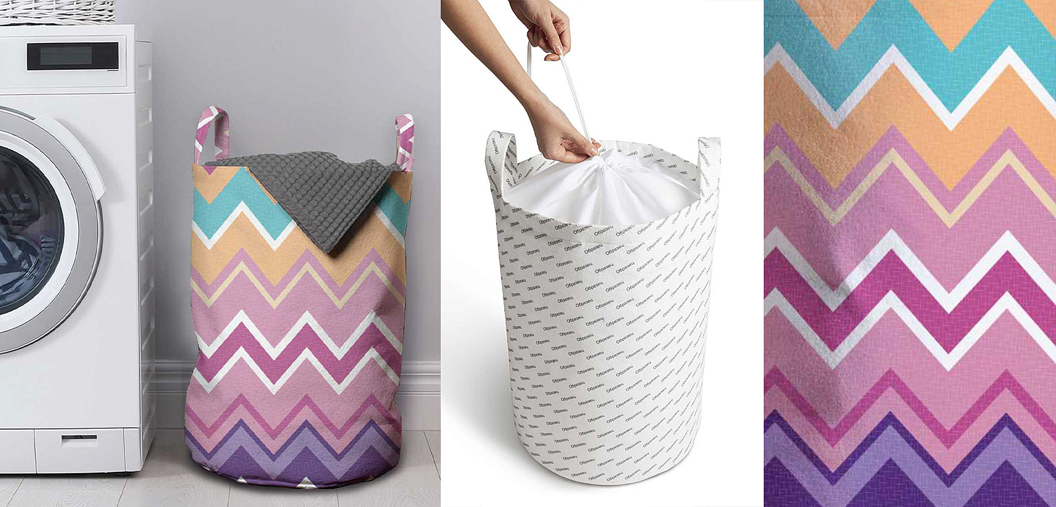 Корзина Color Zigzag Basket Корзина Color Zigzag Basket - Loft-Concept в Ульяновске