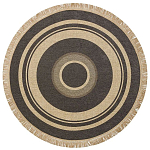 Ковер из комбинированного состава с узором Circles of goodness варинант исполнения - 1 | Loft Concept в Ульяновске