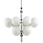 Люстра со вставками из керамики SkyEast 12 ламп варинант исполнения - 1 | Loft Concept в Ульяновске